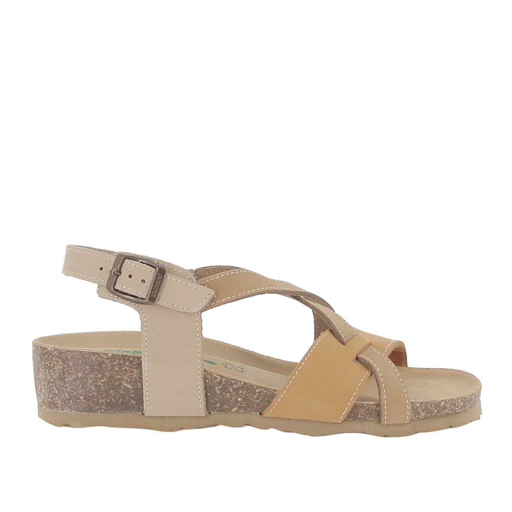Sandalo Bio Natura Donna - Marroncino