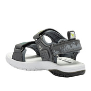 Sandalo Bull Boys Velociraptor Roar Bambino - Grigio