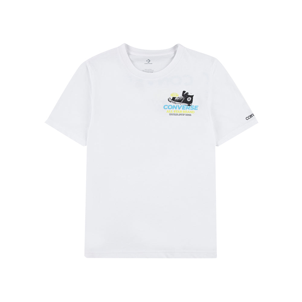 T-Shirt Converse Unisex Ragazzo - Bianco