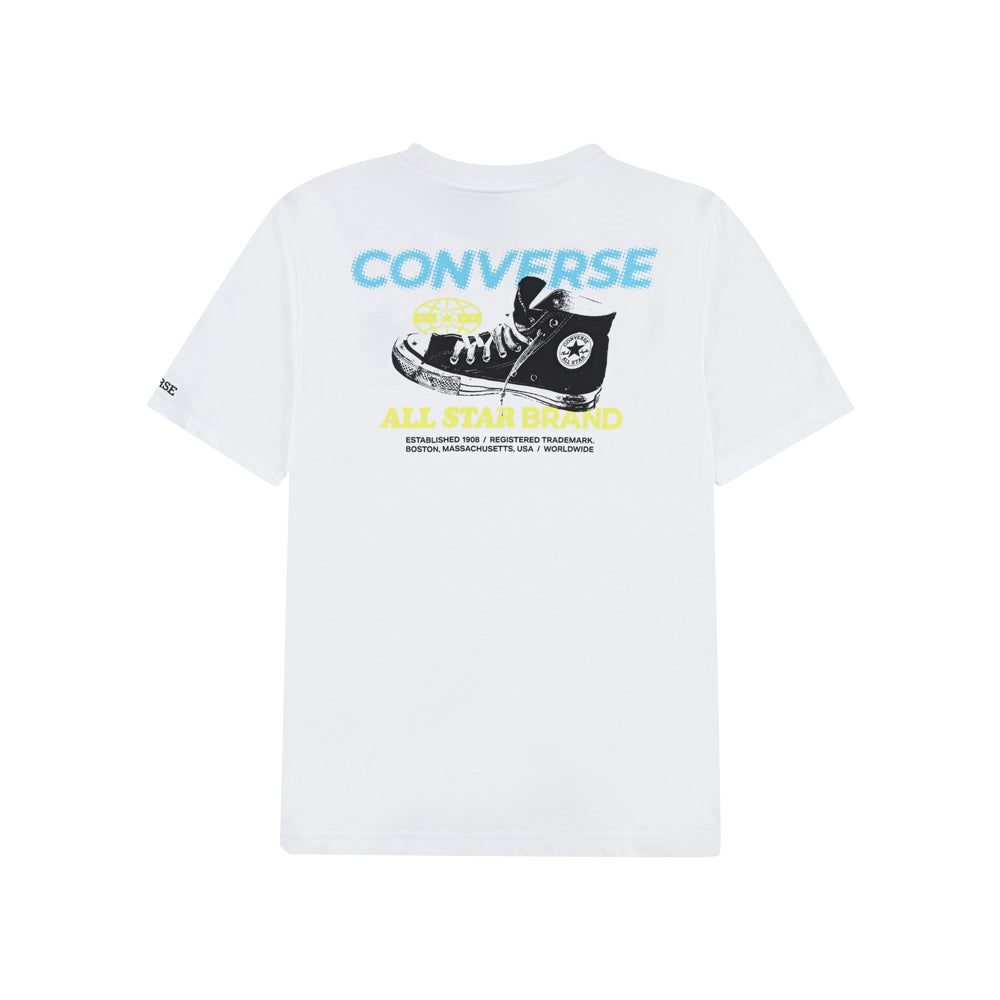 T-Shirt Converse Unisex Ragazzo - Bianco