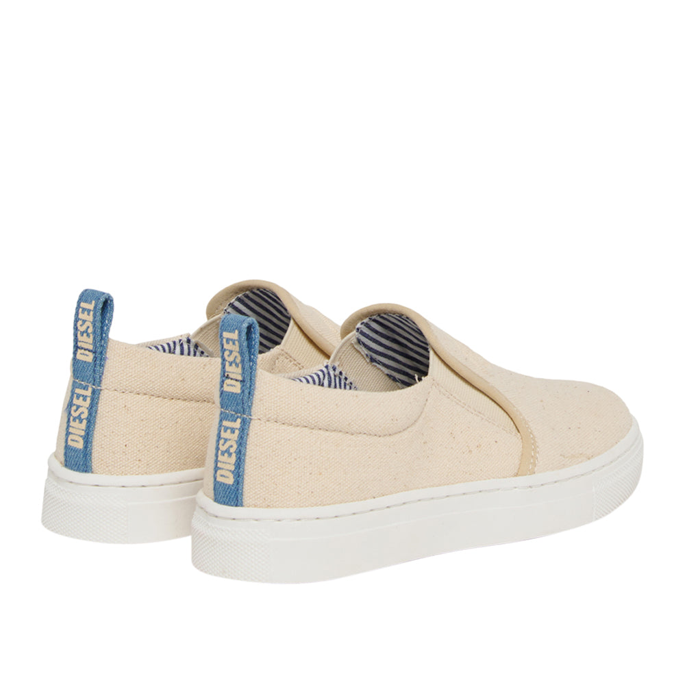 Slipon Diesel Unisex Ragazzo - Crema