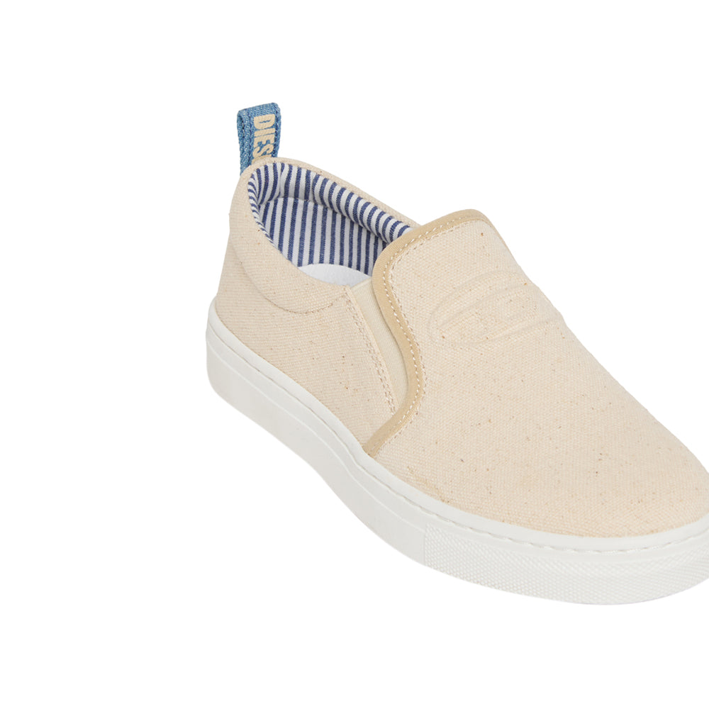 Slipon Diesel Unisex Ragazzo - Crema