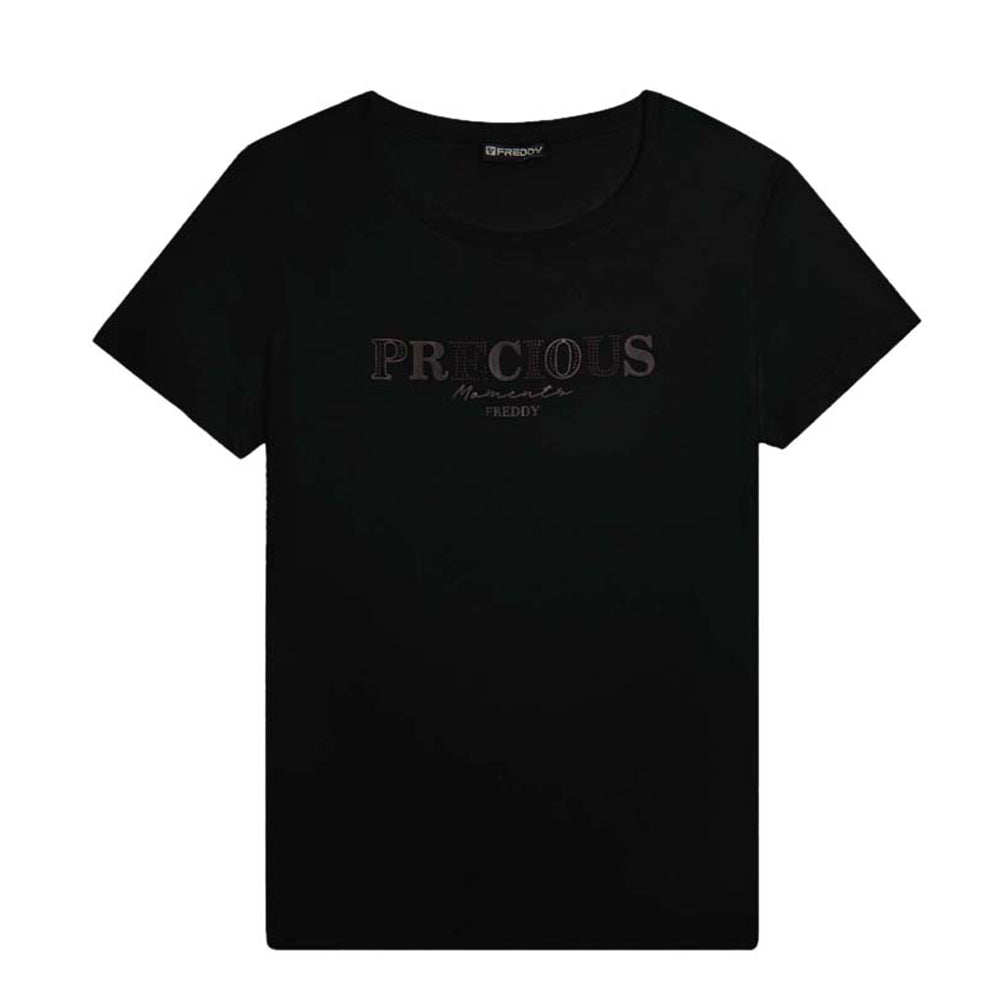 T-Shirt Freddy Donna - Nero