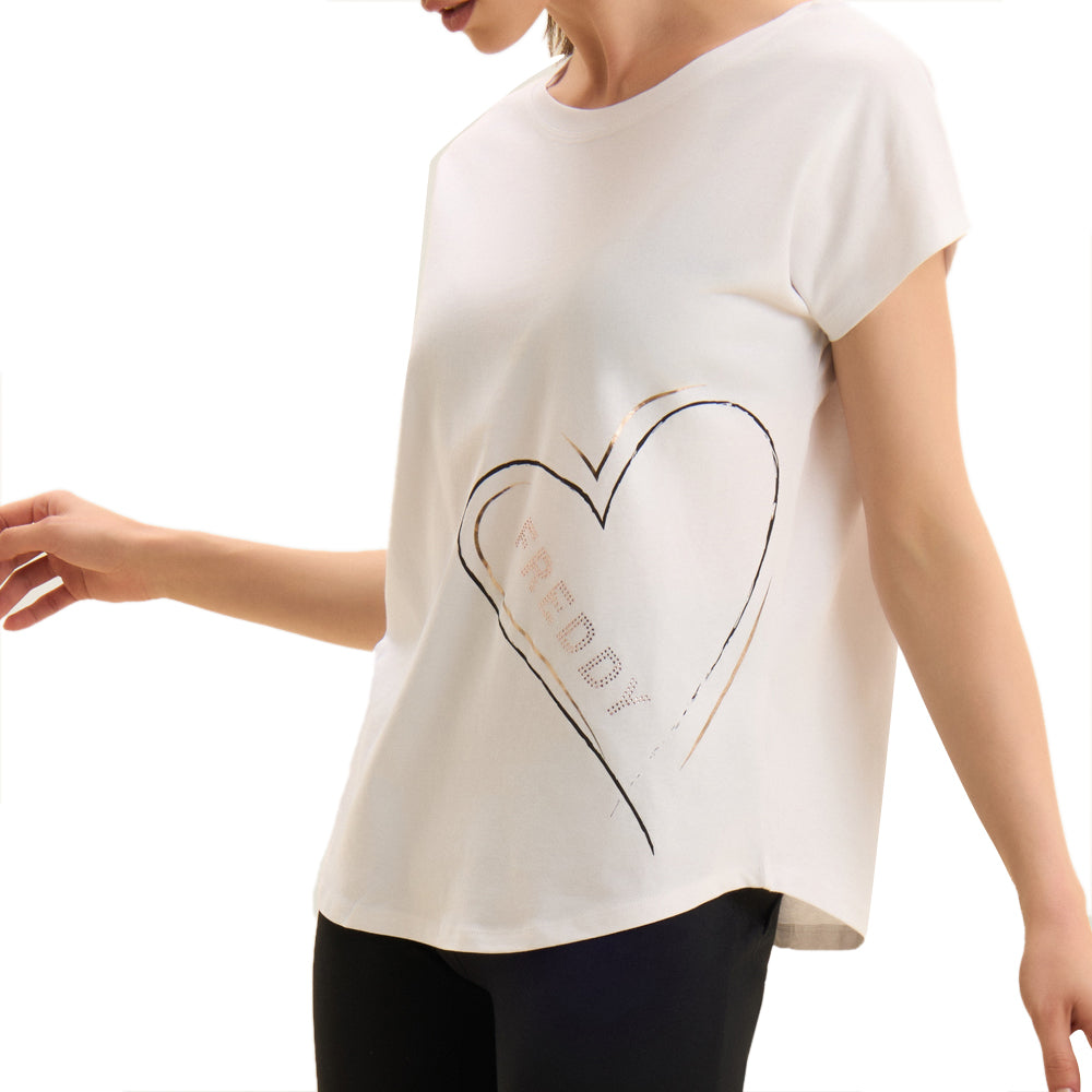 T-Shirt Freddy Donna - Bianco