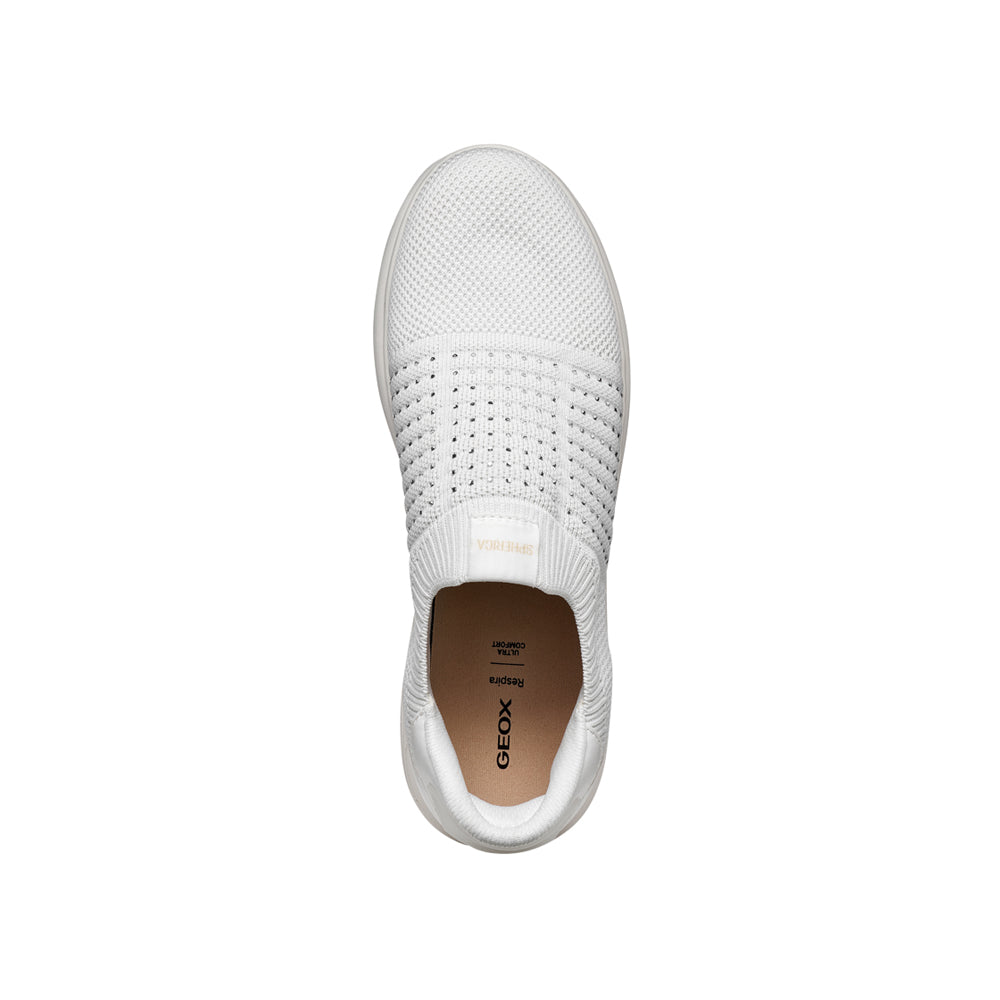 Slipon Geox Spherica Plus Donna - Bianco