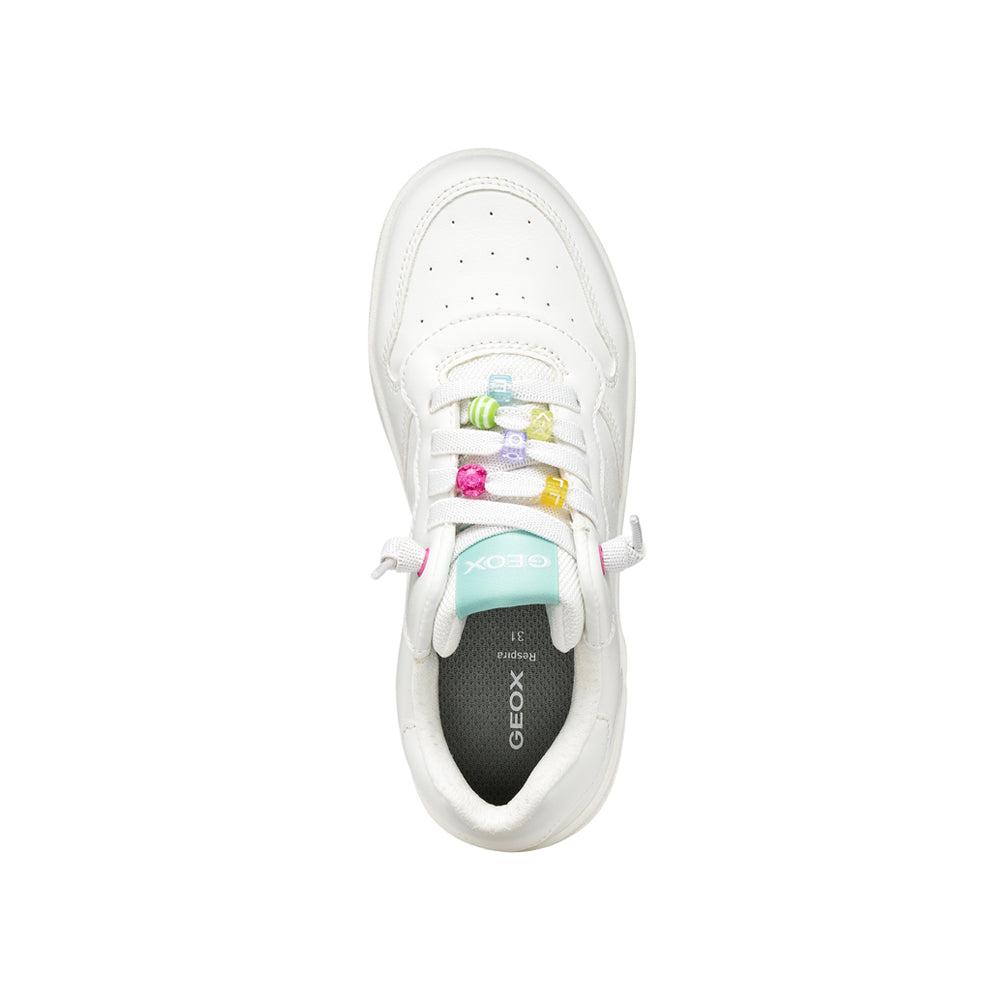 Sneakers Geox Washiba D Bambina - Bianco