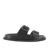 Sandalo g.m. venturi uomo - nero
