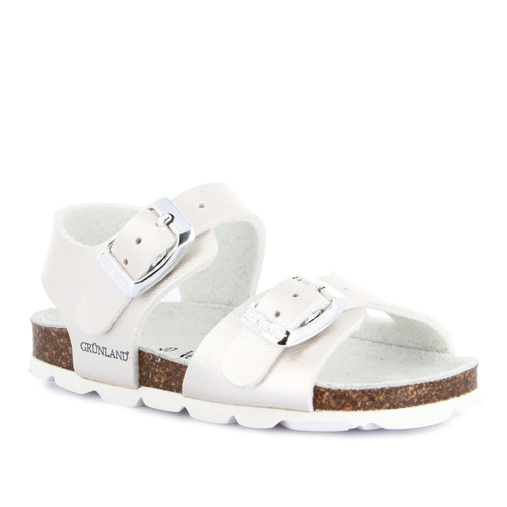 Sandalo Grunland 40 Aria Bimba - Bianco