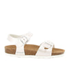 Sandalo grunland 40 luce bambina - bianco