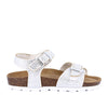 Sandalo grunland 40 luce bambina - bianco
