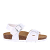 Sandalo grunland 40 luce bambina - bianco