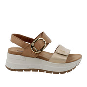 Sandalo Igi&Co Donna - Platino/Biscott