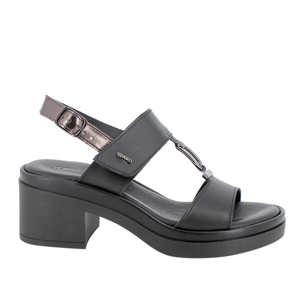 Sandalo Igi&Co Donna - Nero