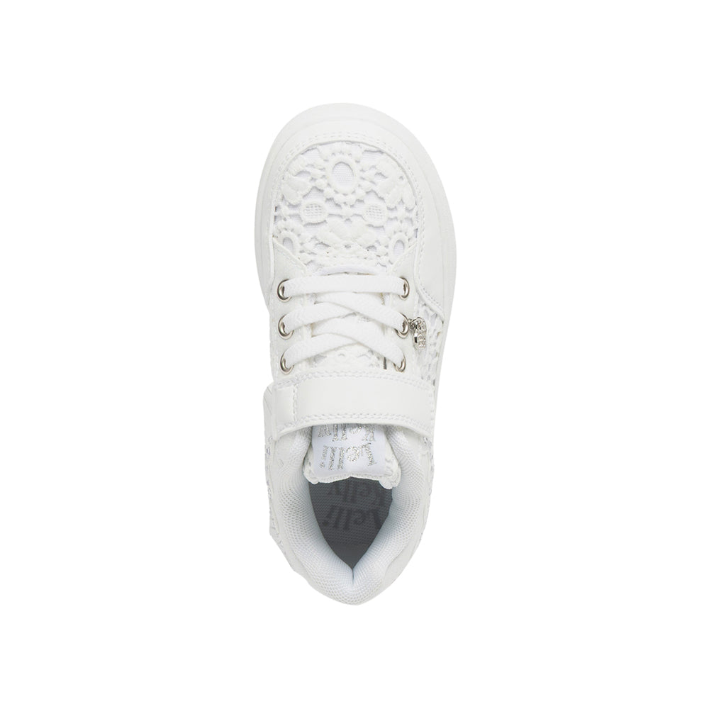 Sneakers Lelli Kelly Frangetta Mix Bambina - Bianco