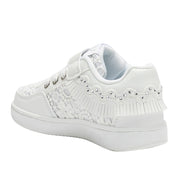 Sneakers Lelli Kelly Frangetta Mix Bambina - Bianco