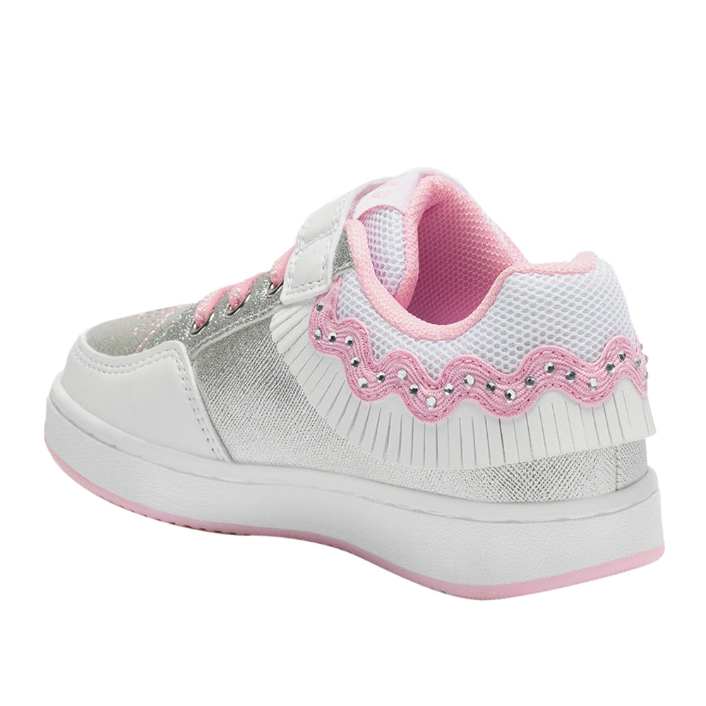 Sneakers Lelli Kelly Frangetta Mix Bambina - Bianco