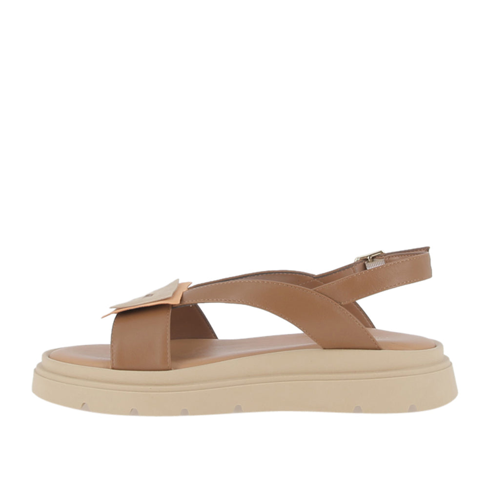 Sandalo Linea Uno Donna - Marrone