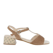 Sandalo Linea Uno Donna - Marrone