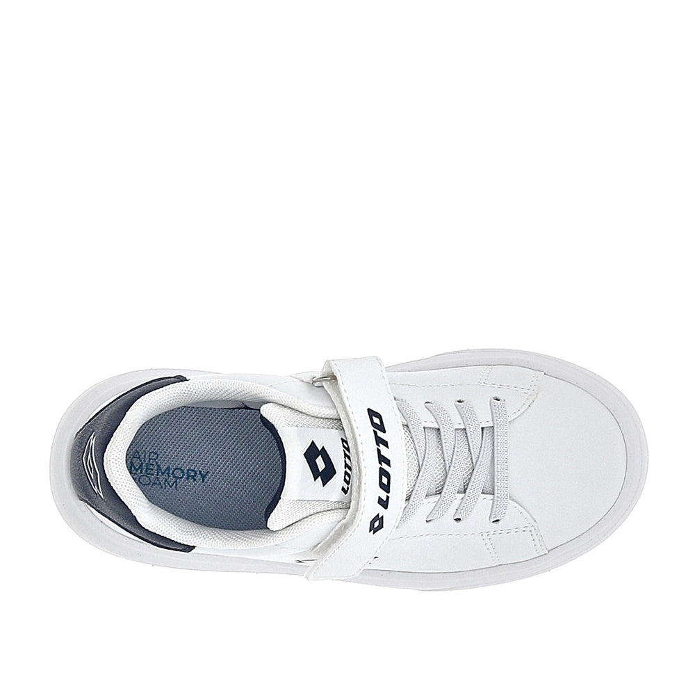 Sneakers Lotto Day Prince Amf Cl S Unisex Bambino - Bianco