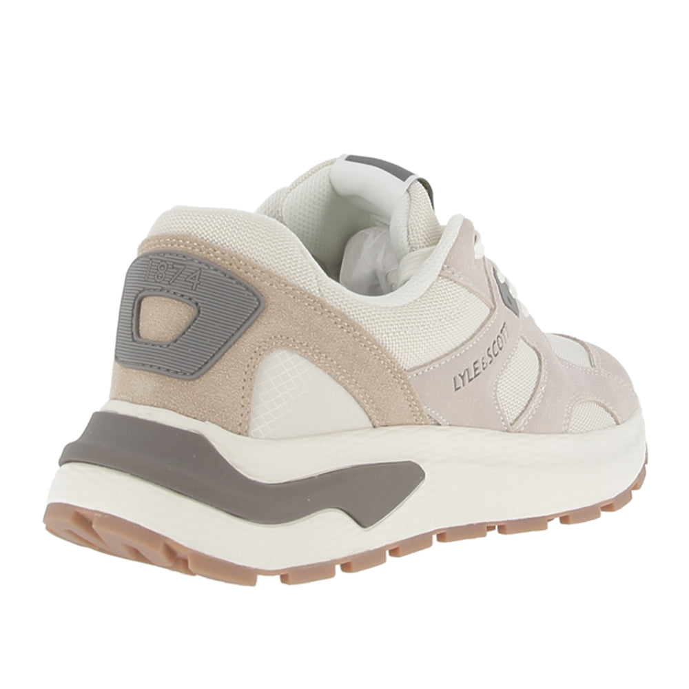 Sneakers Lyle E Scott Logan Suemes Uomo - Beige