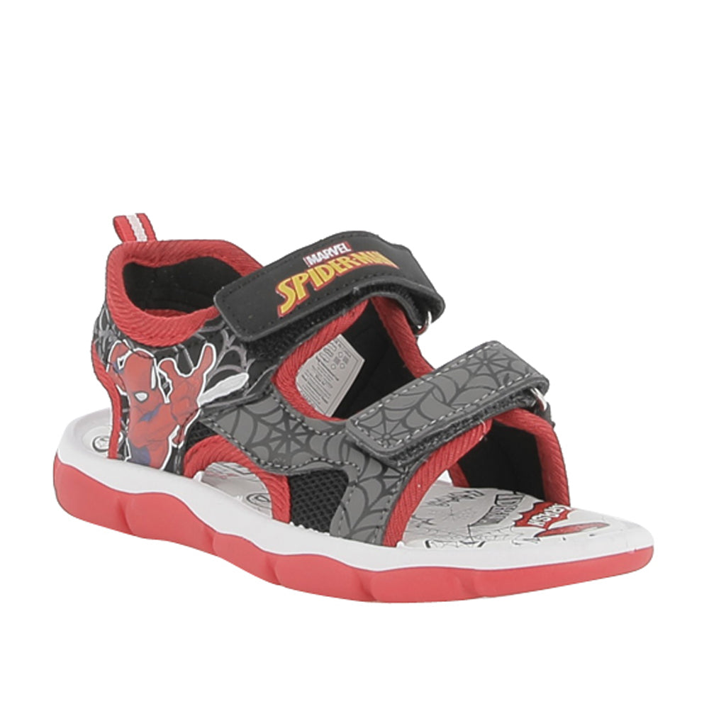 Sandalo Marvel SpideR-Man Unisex Bambino - Nero