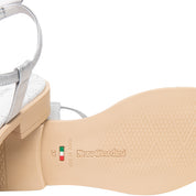 Sandalo NeroGiardini Donna - Argento