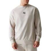 Felpa New Era New York Yankees Uomo - Beige