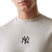 Felpa New Era New York Yankees Uomo - Beige