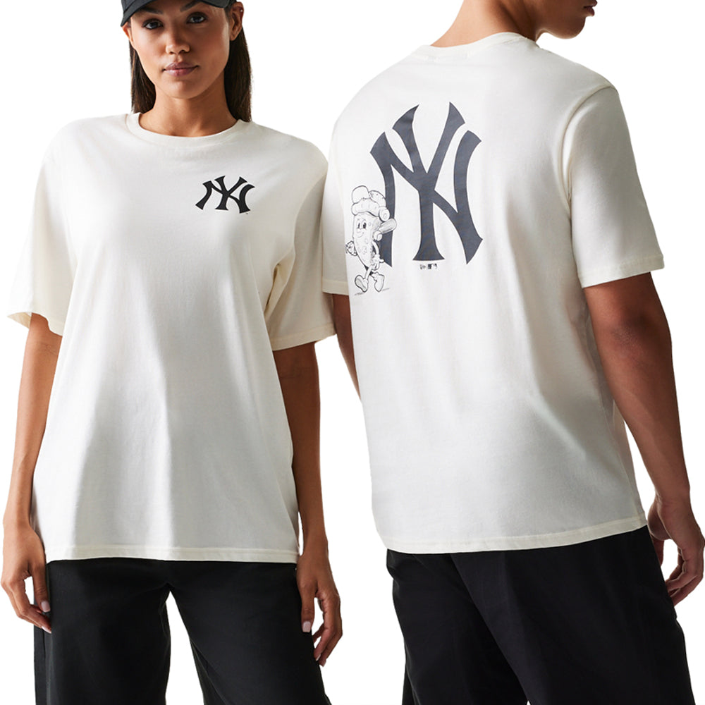 T-Shirt New Era New York Yankees Uomo - Bianco