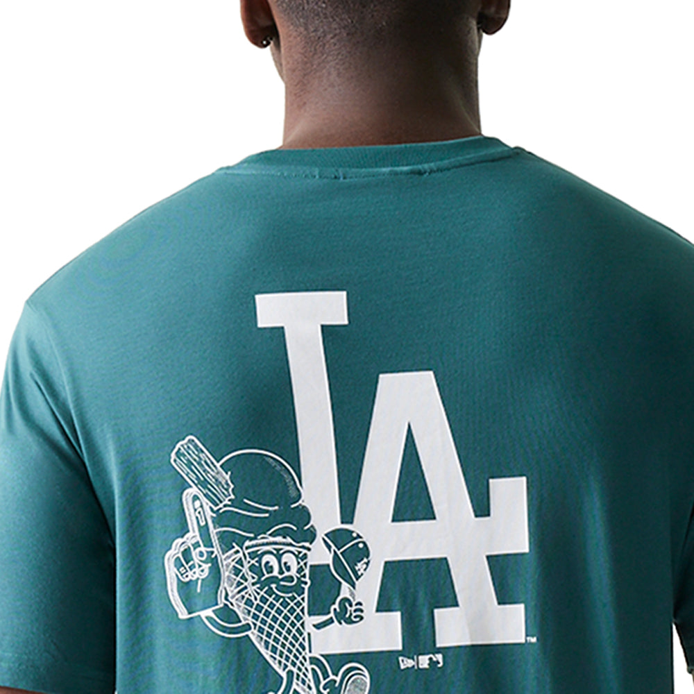 T-Shirt New Era Los Angeles Dodgers Uomo - Verde