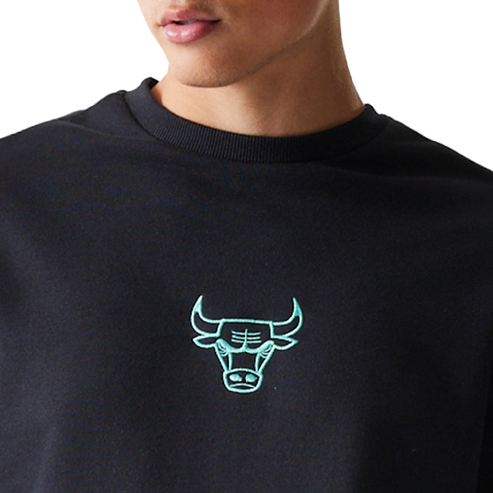 Felpa New Era Chicago Bulls Uomo - Nero