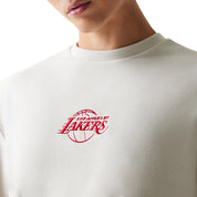 Felpa New Era Los Angeles Lakers Uomo - Beige