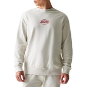 Felpa New Era Los Angeles Lakers Uomo - Beige