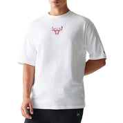 T-Shirt New Era Chicago Bulls Uomo - Bianco