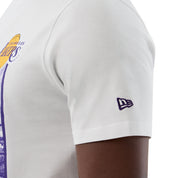 T-Shirt New Era Los Angeles Lakers Uomo - Bianco