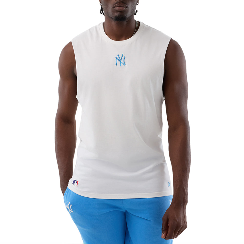 T-Shirt New Era New York Yankees Uomo - Bianco