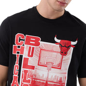 T-Shirt New Era Chicago Bulls Uomo - Nero