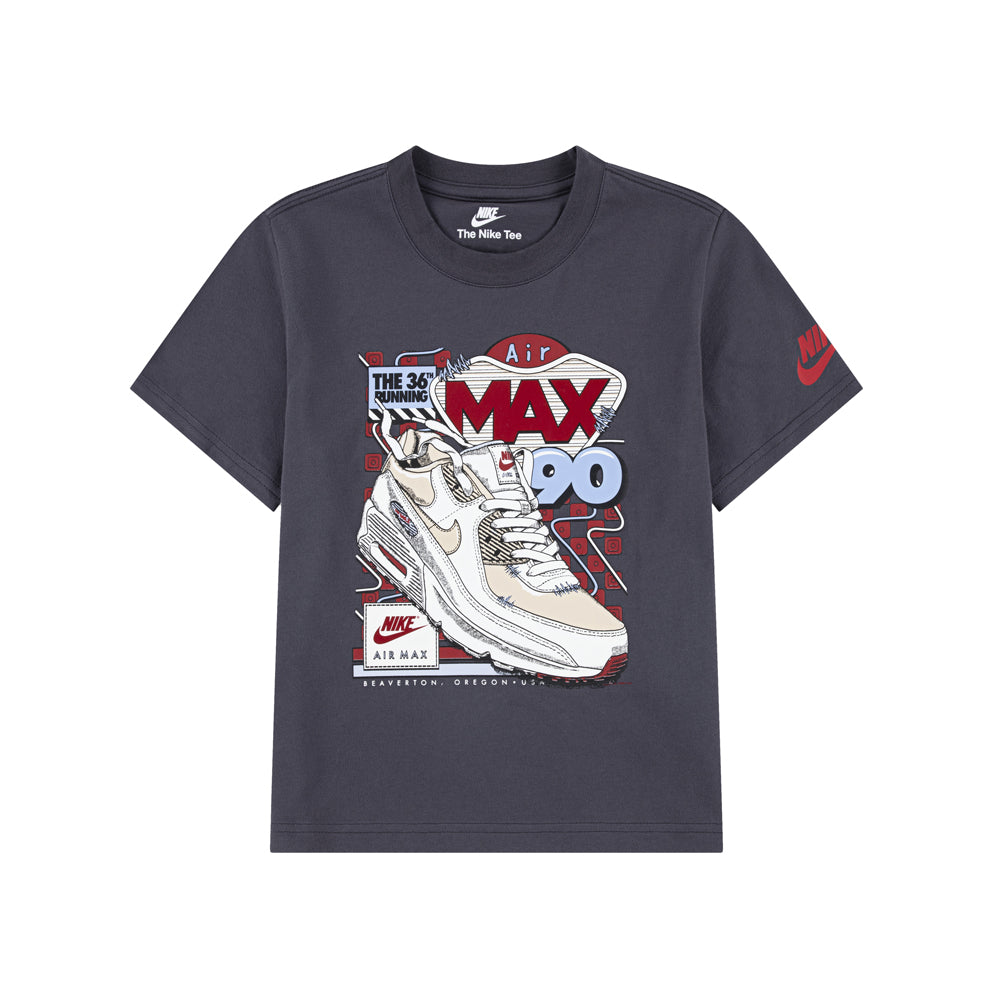 T-Shirt Nike Unisex Bimbo - Grigio