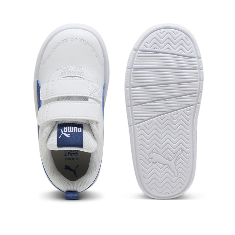 Sneakers Puma Courtflex V3 V Inf Bimba - Bianco