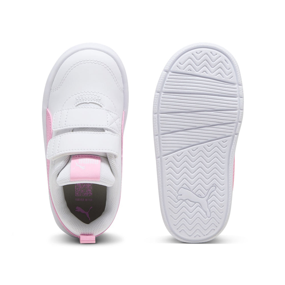 Sneakers Puma Courtflex V3 V Inf Bimba - Bianco
