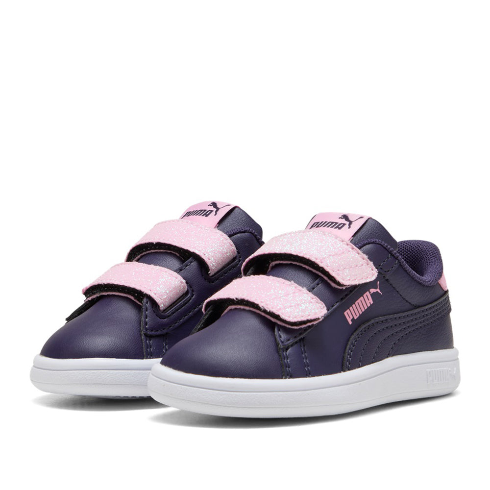 Sneakers Puma Puma Smash 3.0 L Glitter Velcro V Inf Bimba - Viola