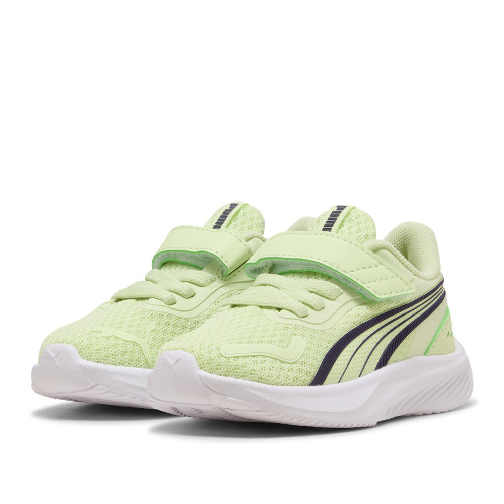Sneakers Puma Pounce Ac+ Inf Unisex Bimbo - Verde