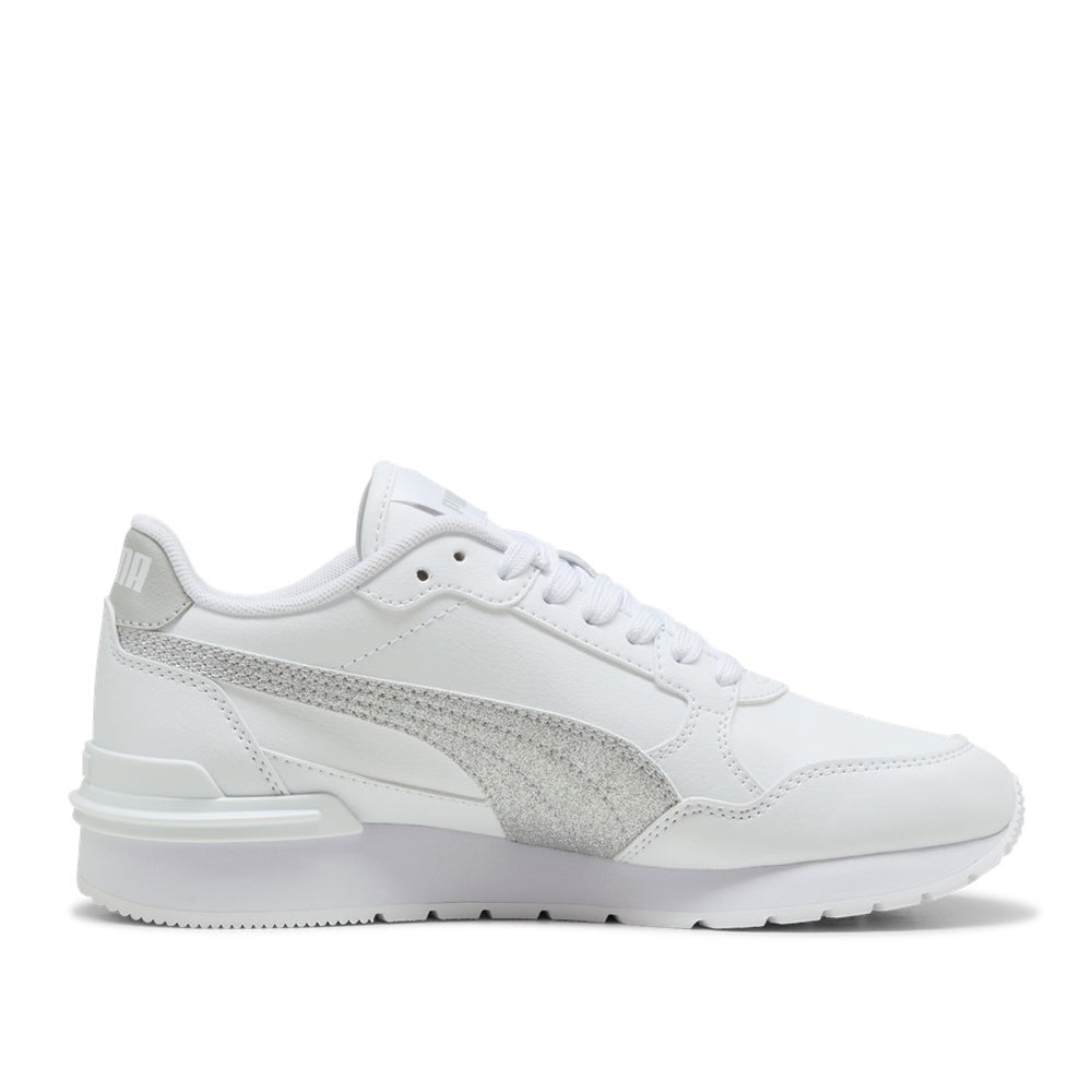 Sneakers Puma St Runner V4 Sl Glitter jr Ragazza - Bianco