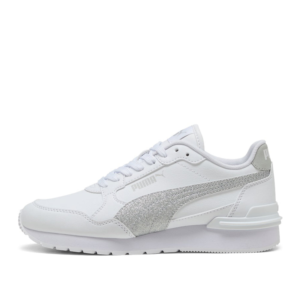 Sneakers Puma St Runner V4 Sl Glitter jr Ragazza - Bianco