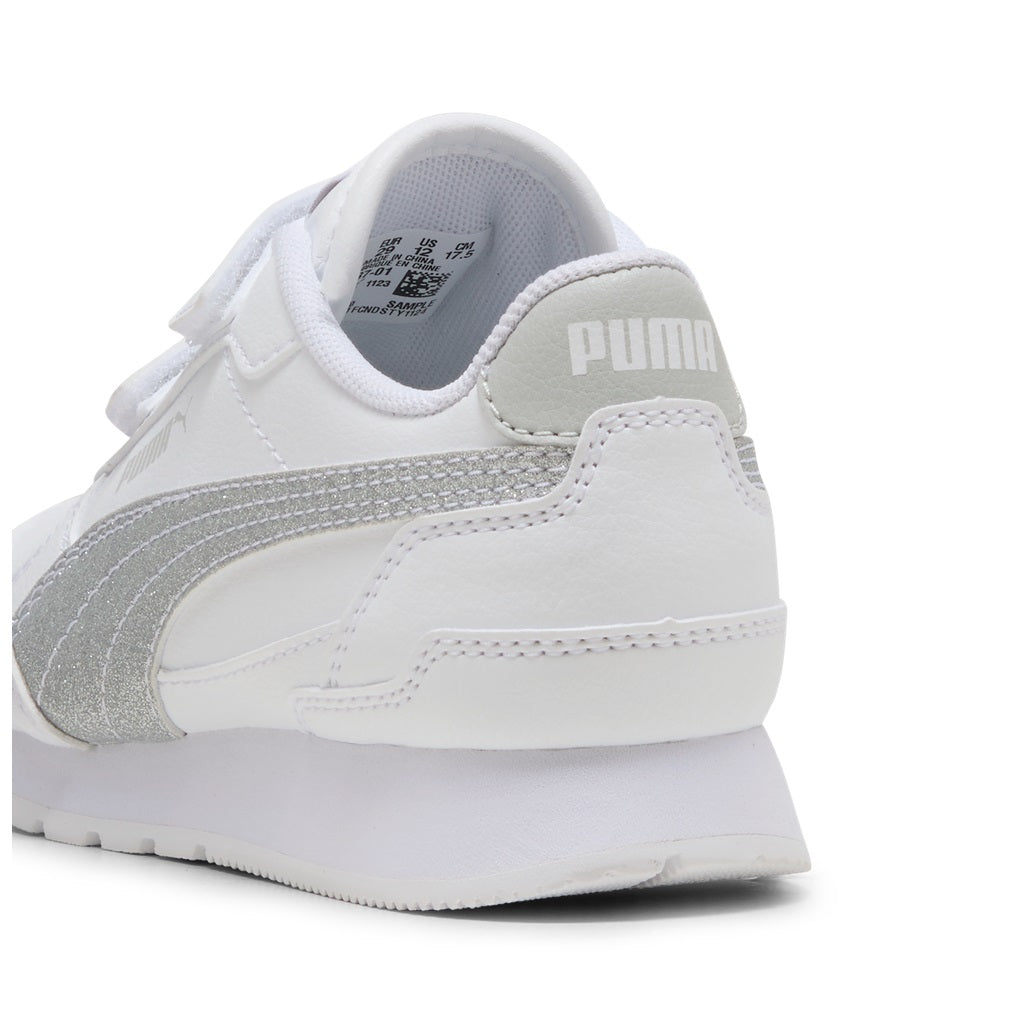 Sneakers Puma St Runner V4 Sl Glitter V ps Bambina - Bianco