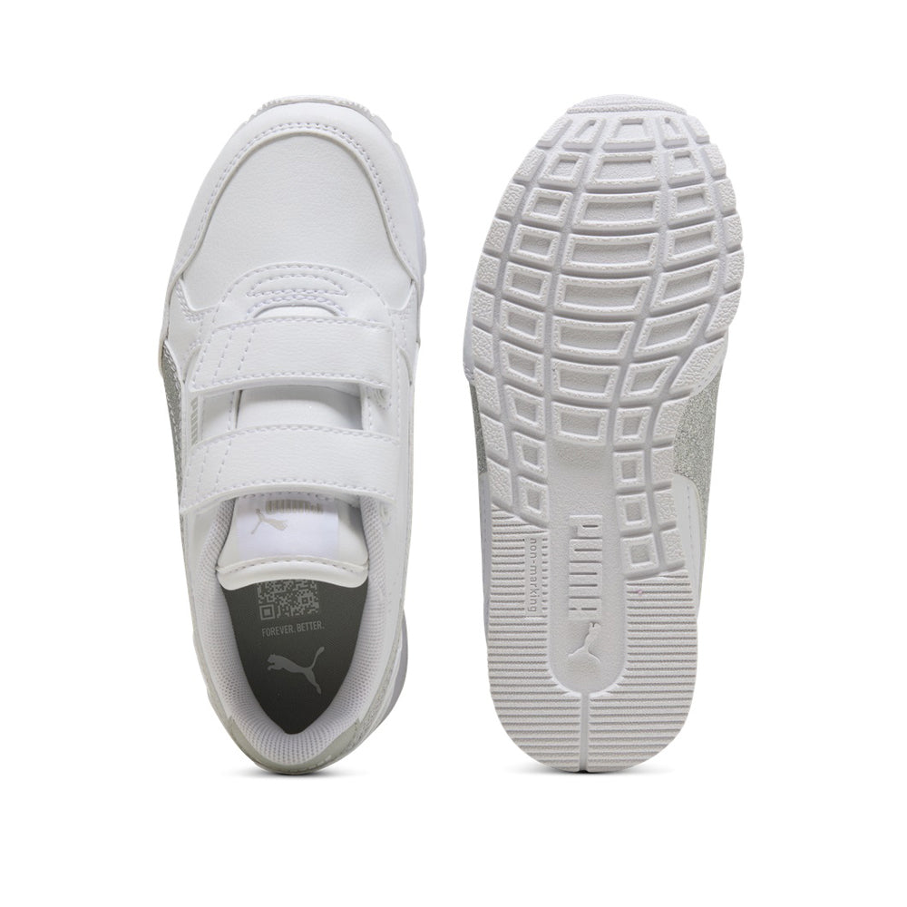 Sneakers Puma St Runner V4 Sl Glitter V ps Bambina - Bianco