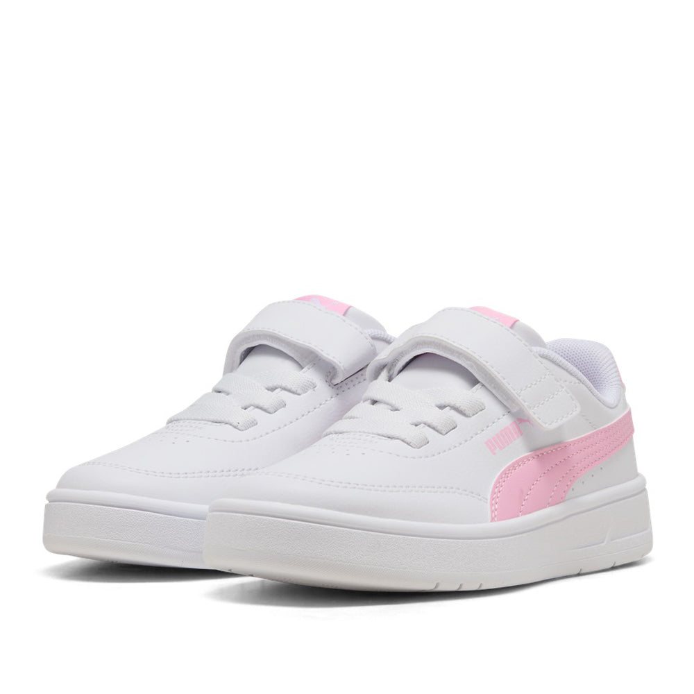 Sneakers Puma Court Classic Clean Ac+ ps Unisex Bambino - Bianco
