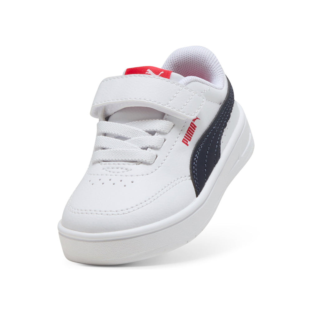 Sneakers Puma Court Classic Clean Ac+ Inf Unisex Bimbo - Bianco