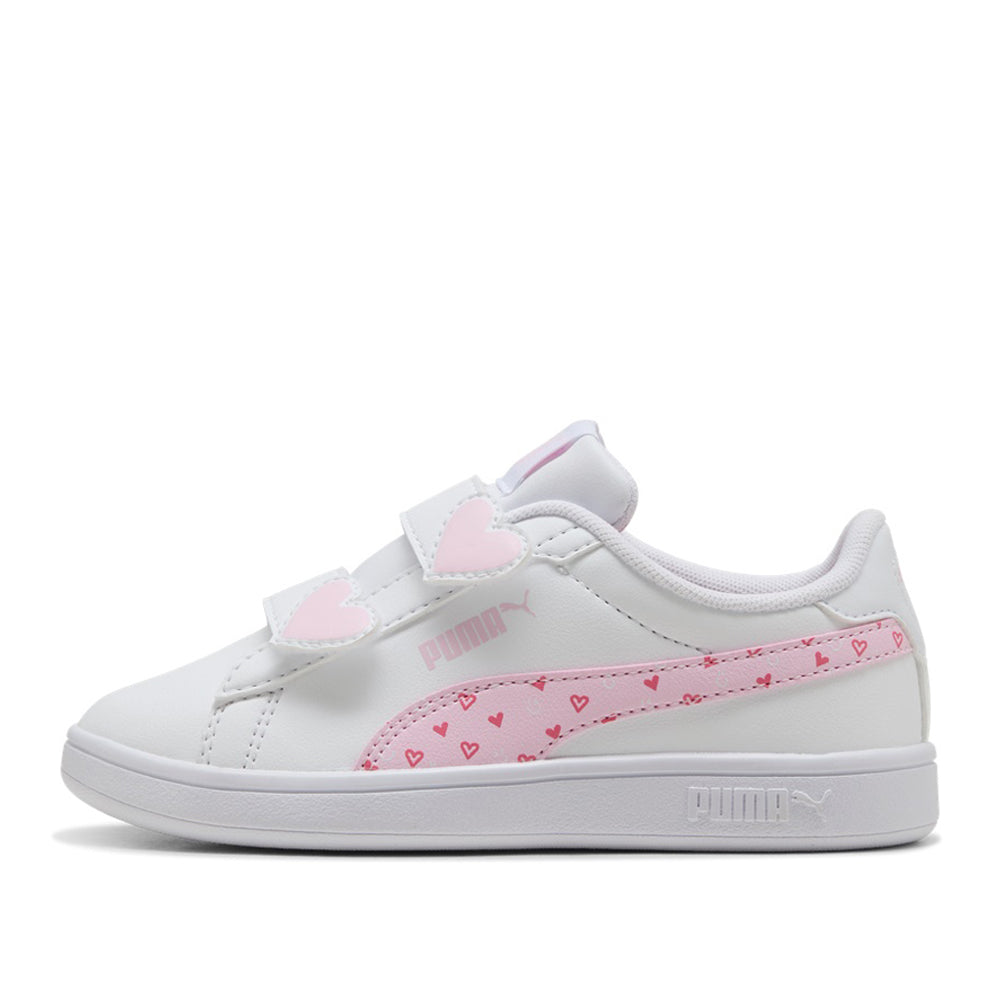 Sneakers Puma Puma Smash 3.0 Hearty V ps Bambina - Bianco