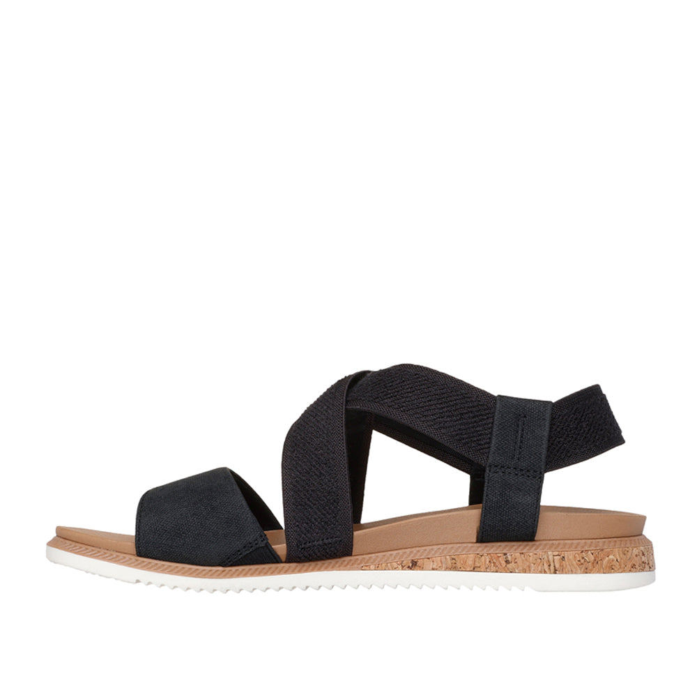 Sandalo Skechers Desert Kiss Low Donna - Nero